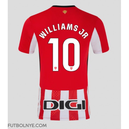 Camiseta Athletic Bilbao Nico Williams #10 Primera Equipación 2024-25 manga corta